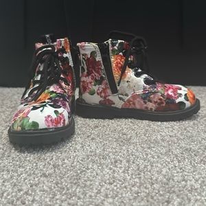 Floral Toddler Girls Boot